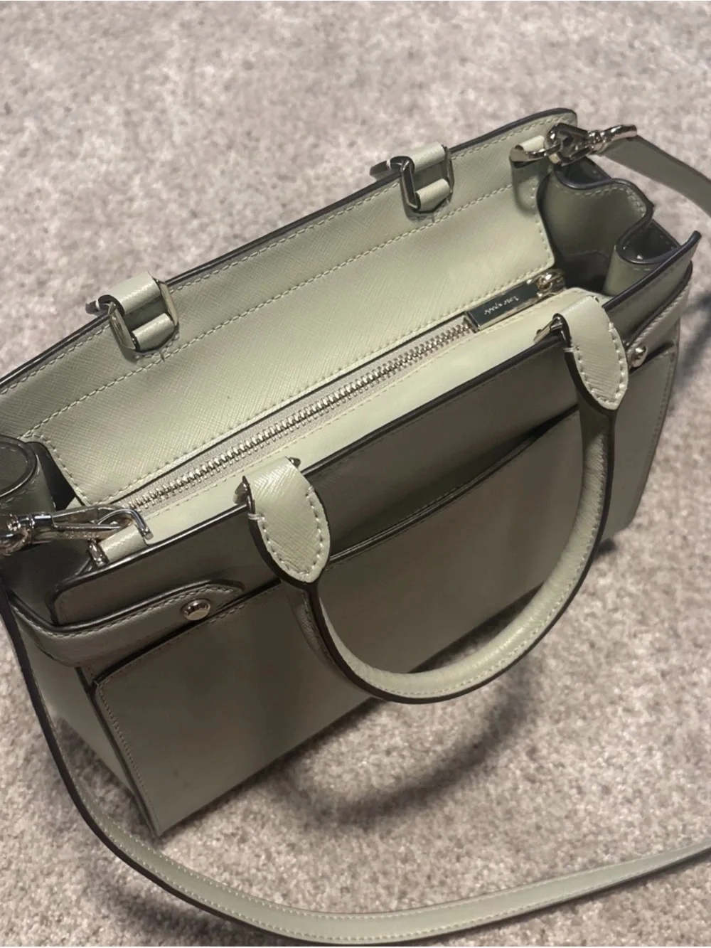 kate spade Olive Green Saffiano Leather Satchel